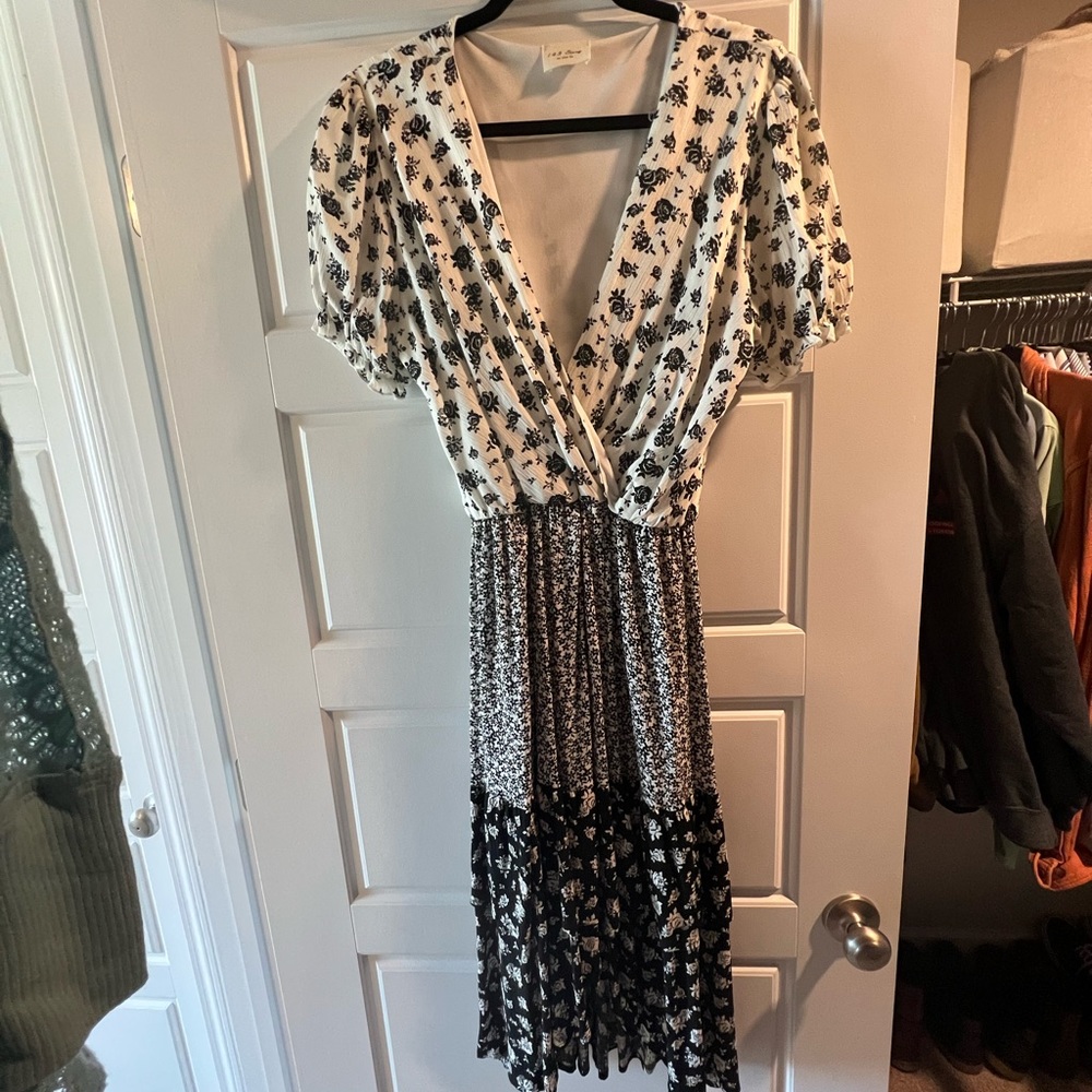 Shop Stevie Black and White dress